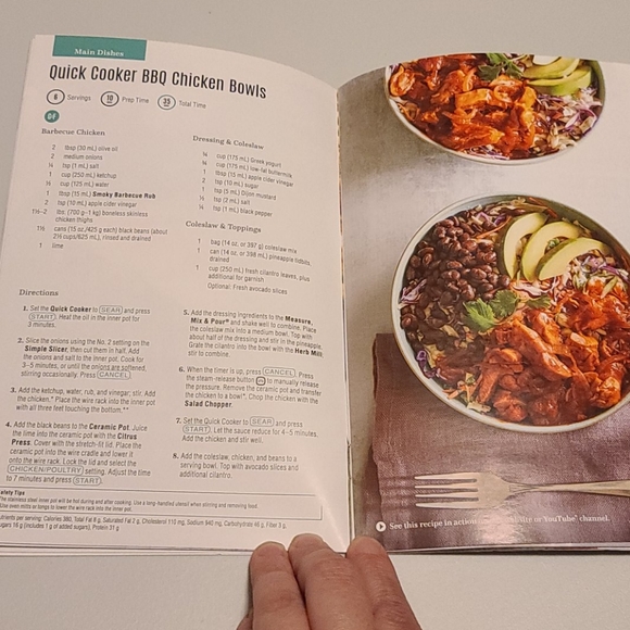 Kitchen Free Pampered Chef Recipe Book Poshmark